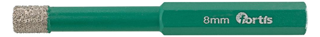 Bild Diamantbohrer 8 x 65 mm, sechskant mit K ühlwachs FORTIS-0