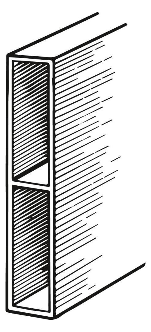 Bild Aluminium Abziehlatte 85 x 27 x 2 mm - 4 m FORTIS Bau-1