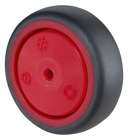 Bild Gummirad A85.F003 Rad Ø 75 grau,Achs Ø 6, 60kg - n.a.-0