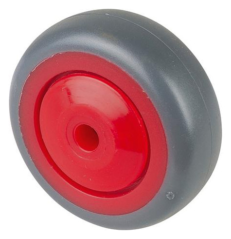 Bild Gummirad A85.F003 Rad Ø 50 grau,Achs Ø 6, 50kg - n.a.-0