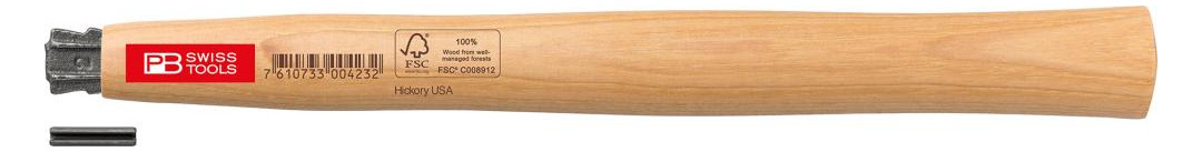 Bild Ersatzstiel Hickory für Schonhammer rück schlagfrei 35mm PB Swiss Tools-0
