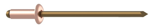 Bild Blindniet Kupfer/Bronze Flachrundkopf 3x8mm GESIPA-1