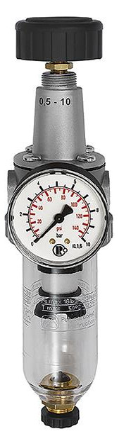 Bild Filterdruckregeler BR Standard, G3/8"" DN6, BG 2, PC-Behälter, 5µm, 0,5-10bar, R - RIEGLER-0