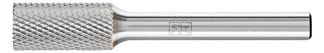 Bild Frässtift HM zylindrisch mit Stirnverzah nung 1020 MICRO 6mm 10x20mm Pferd-0