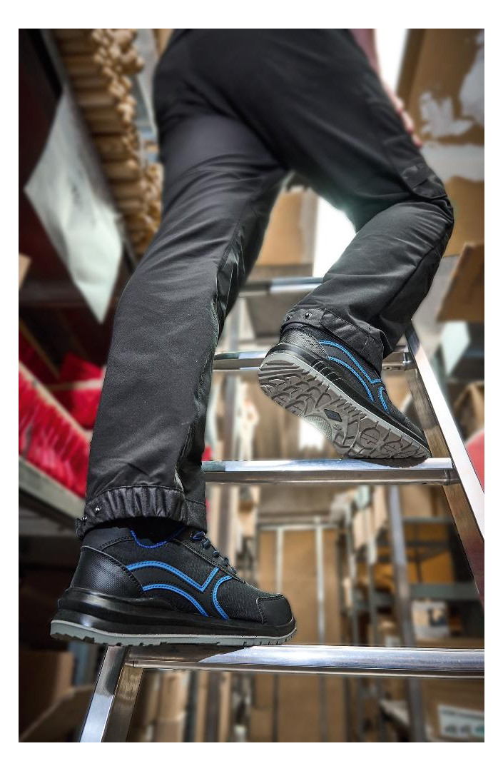 Bild Halbschuh GOEHREN NUOVO Schwarz/blau, S1 P SR ESD Gr. 37 Wica-6