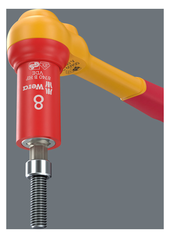 Bild Schraubendreher-Einsatz- Garnitur 3/8"" VDE T20-45 und I-6kt. 4-8 mm - Wera-7