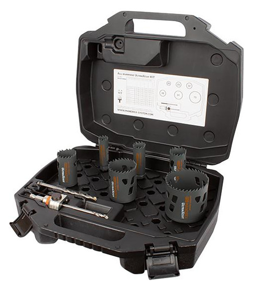 Bild Lochsägen Set MXqs All Purpose Ultra Xcu t Elektriker D57,64,68, 79,83mm Mandrex - MANDREX Smart tools for every job-0