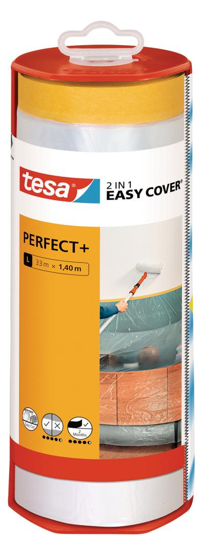 Bild tesa Easy Cover Perfect+ Spender&Refill: L (33m x 1,40m)-0