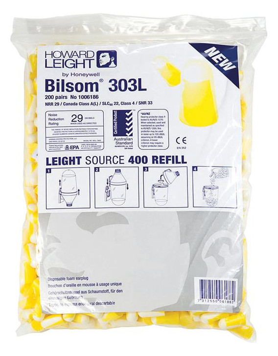 Bild Gehörschutzstöpsel Bilsom 303 L (20 Pack a 10 Paar) Honeywell-1
