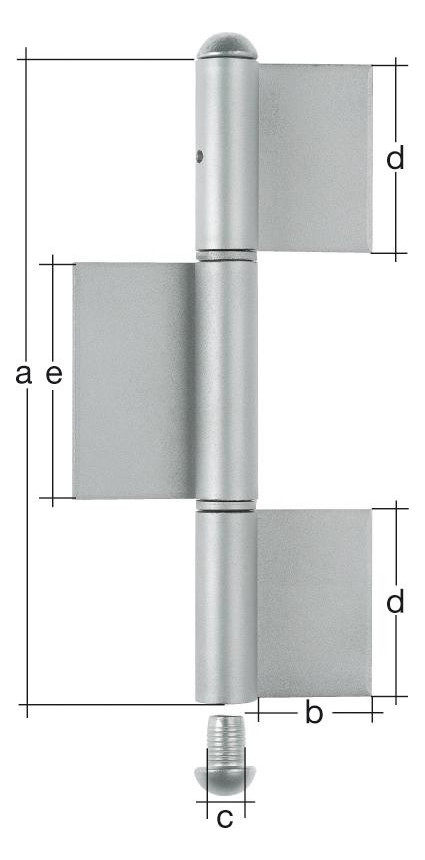Bild Konstruktionsband K08 3tlg. 260x16x50x5 mm GAH Alberts-0