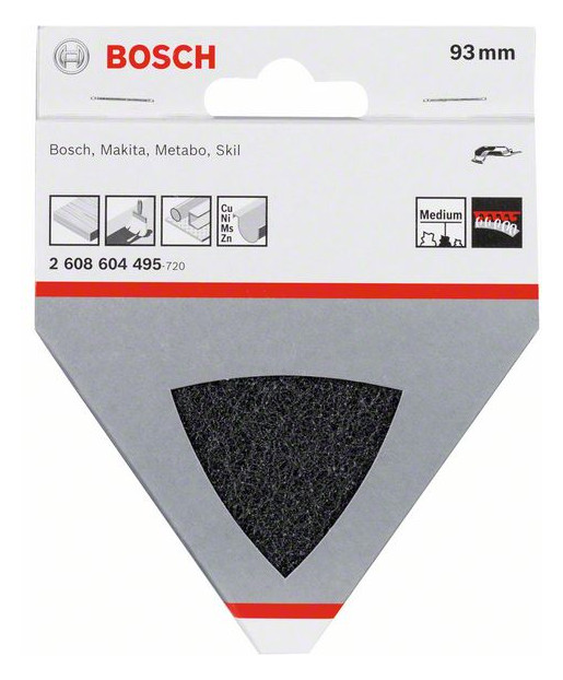 Bild Schleifvlies 93mm, K180 Bosch VE à 1 Stü ck für Deltaschleifer-1