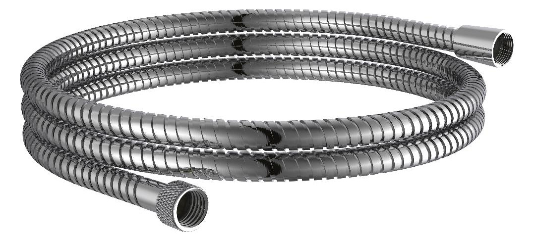 Bild Brauseschlauch cm, Edelstahl, Chrom - KIRCHHOFF-0