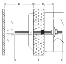 Bild Kippdübel KM 10 Stahl,zn,Bohr-Ø: 30,Gewinde: M10x 180 - fischer-3