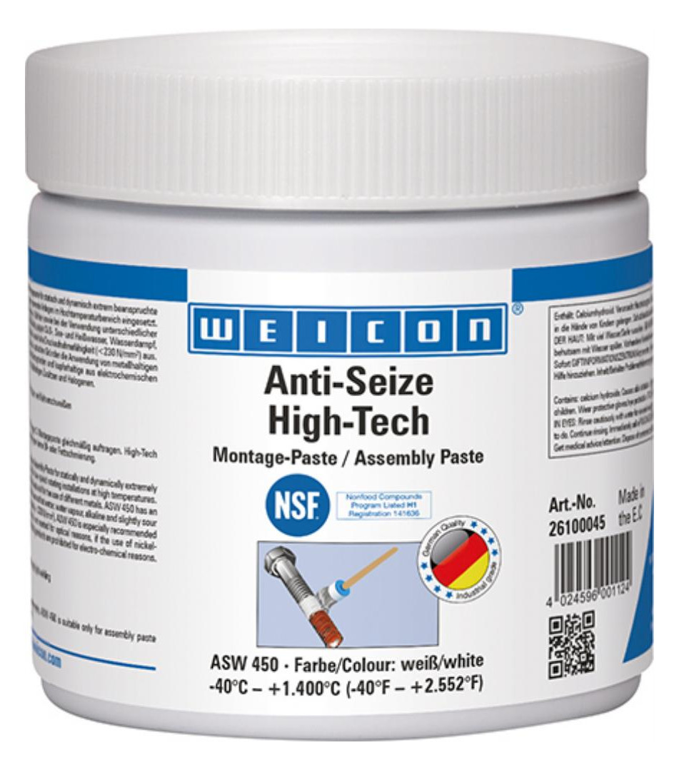 Bild WEICON Anti-Seize ASW 450 450 g High-Tec h Montagepaste-0