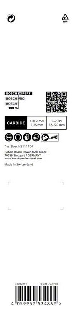 Bild Säbelsägeblatt EXPERT S 967 XHM Bosch VE à 1 Stück Wood withMetal Demolition-3