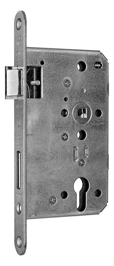 Bild PA-Einsteckschloss 1028 PZ72/9 D65 F24x235rd, Edelstahl Panikausführung B DR auswärts - BMH-0