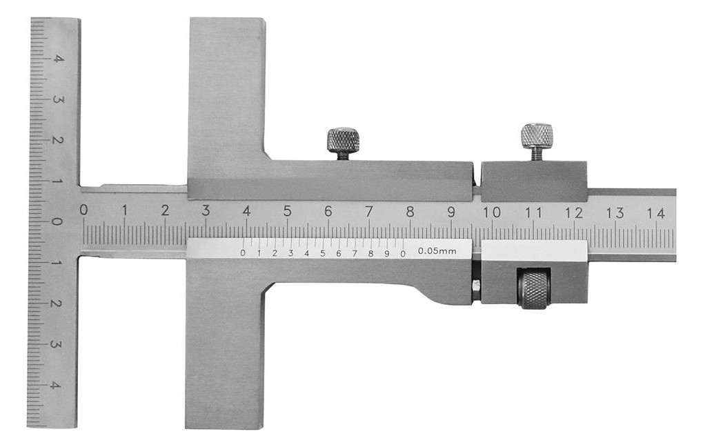 Bild Anreiß-Messschieber mit Feineinstellung 250mm FORTIS-0