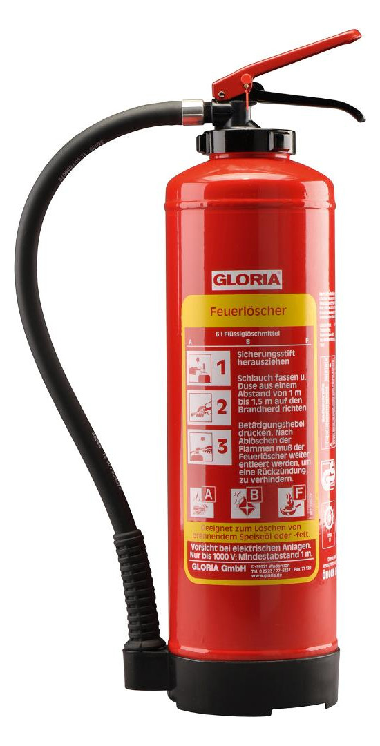 Bild Fettbrand-Aufladelöscher 6 Liter FA 6 EA SY fluorfrei - GLORIA-0