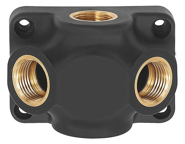 Bild Endverteilerdose Kunststoff, Innengewind e 1xG3/4"" zu 2xG1/2"" RIEGLER-0