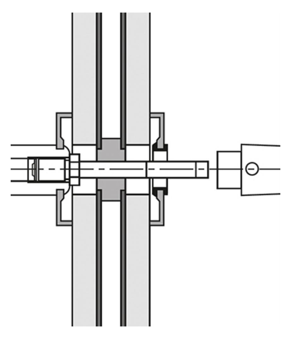 Bild Rollenwechselstift 05 0107 M12, 8/10x135mm,TS 86-95,verzinkt - FSB-1
