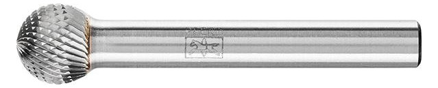 Bild Frässtift HM Kugelform 1009 MICRO 6mm 10 x 9mm Pferd-0