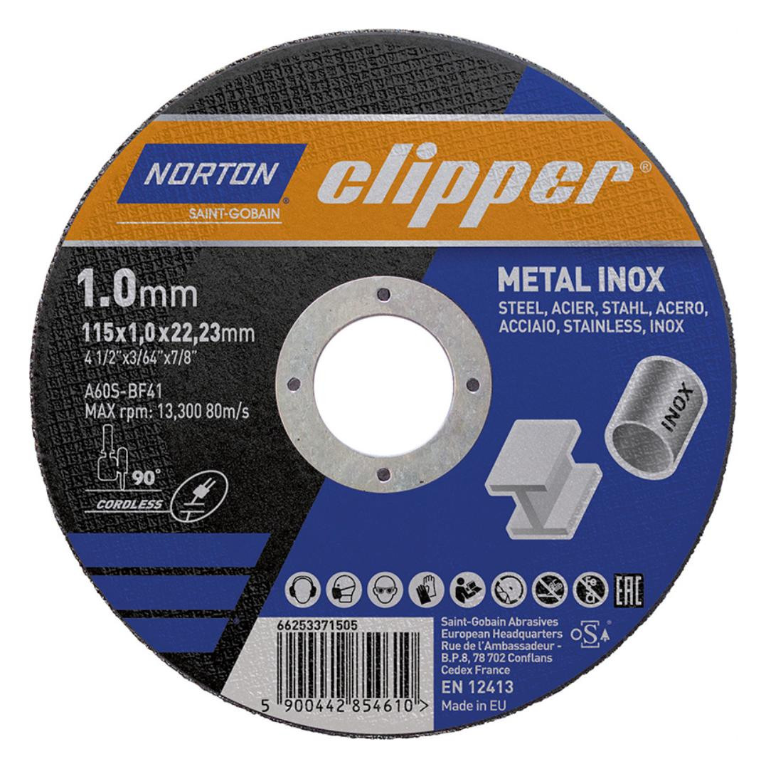 Bild Trennscheibe Metall-Inox A60S-115x1.0x22 .23mm - CLIPPER-0