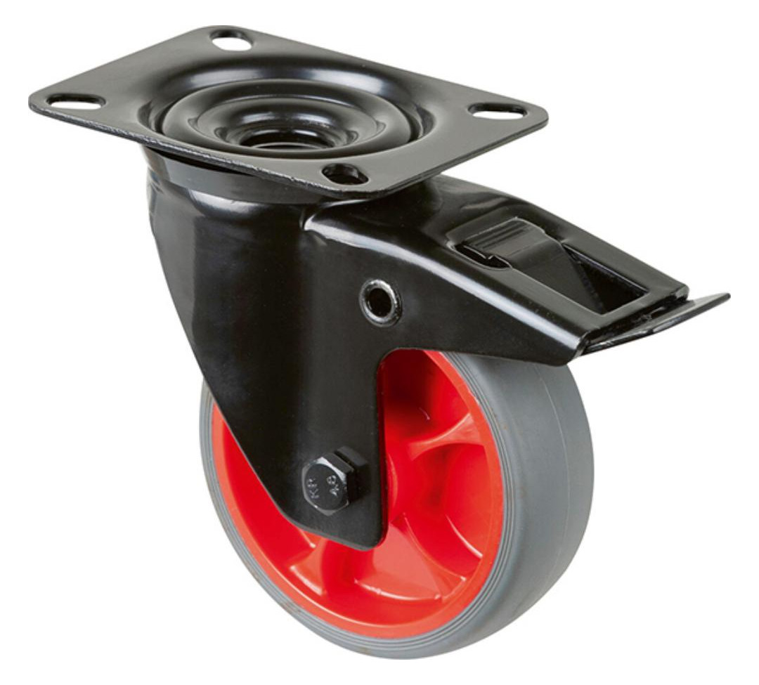 Bild Lenkolle L820.B44.101.03 mit Platte,Ø 10 0,B 32mm 110kg,TPR - n.a.-0