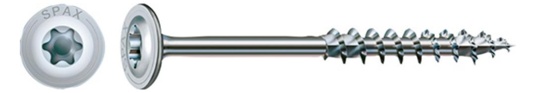 Bild Holzschraube Hi.FORCE Tellerkopf 8x450mm,Teilgw,Innensechsrund T40,WIROX - SPAX-3
