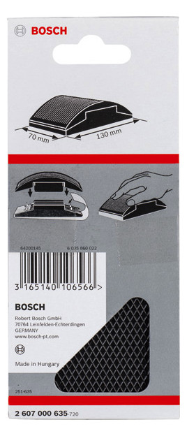 Bild Handschleifblock Gummi 130x70mm Bosch-1