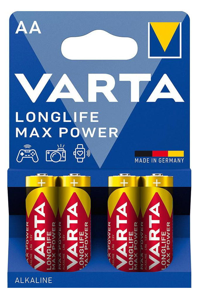 Bild Batterie LONGLIFE Max Power Mignon AA/ LR6 4er Blister - VARTA-0