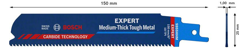 Bild Säbelsägeblatt Expert S 955 HHM Pack a 1 St Bosch-2