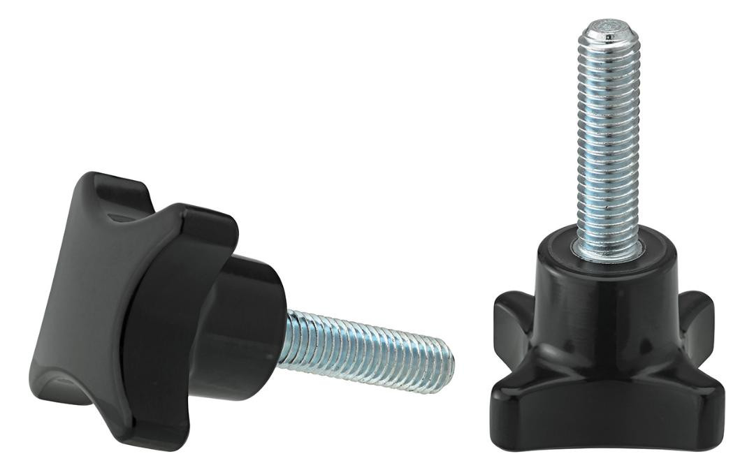 Bild Kreuzgriff DIN6335A Duroplast, Form L, 4 0mm, M 8x30, Inhalt: 5 Stück FORTIS-1