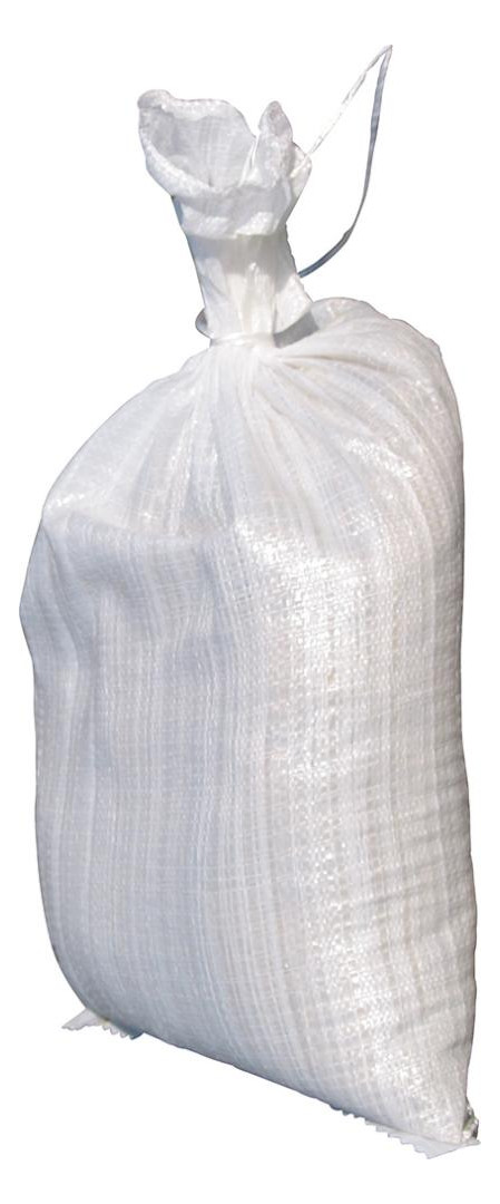 Bild Sandsack PP-Gewebe weiß 400x600mm mit Bin deband - Neutral-0