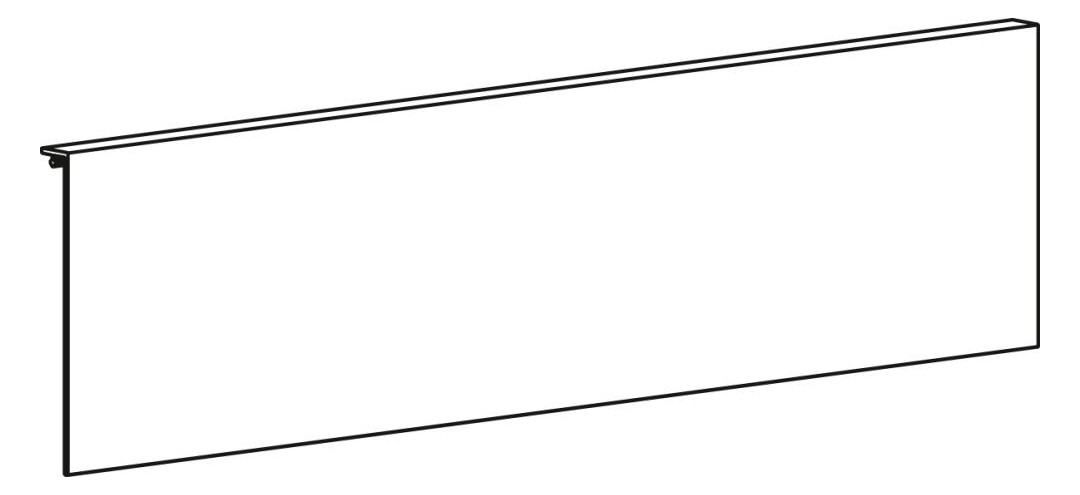 Bild AvanTech YOU DesignCape, Systemhöhe 187 mm x 2000 mm, Aluminium Optik - Hettich-2