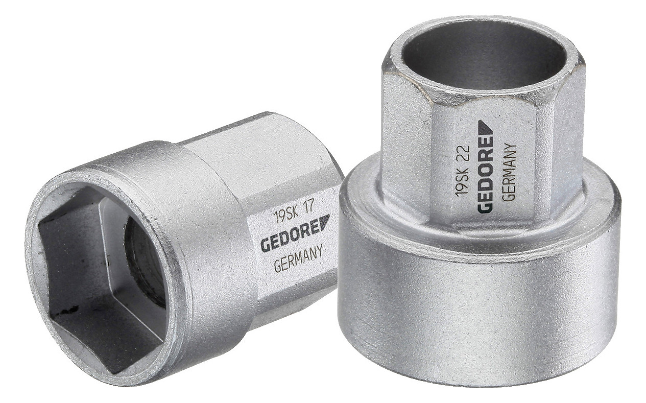 Bild Steckschlüsseleinsatz Antrieb 1/2""-sechskant außen Abtrieb 6-kant 15x26,5mm Ged - GEDORE-0