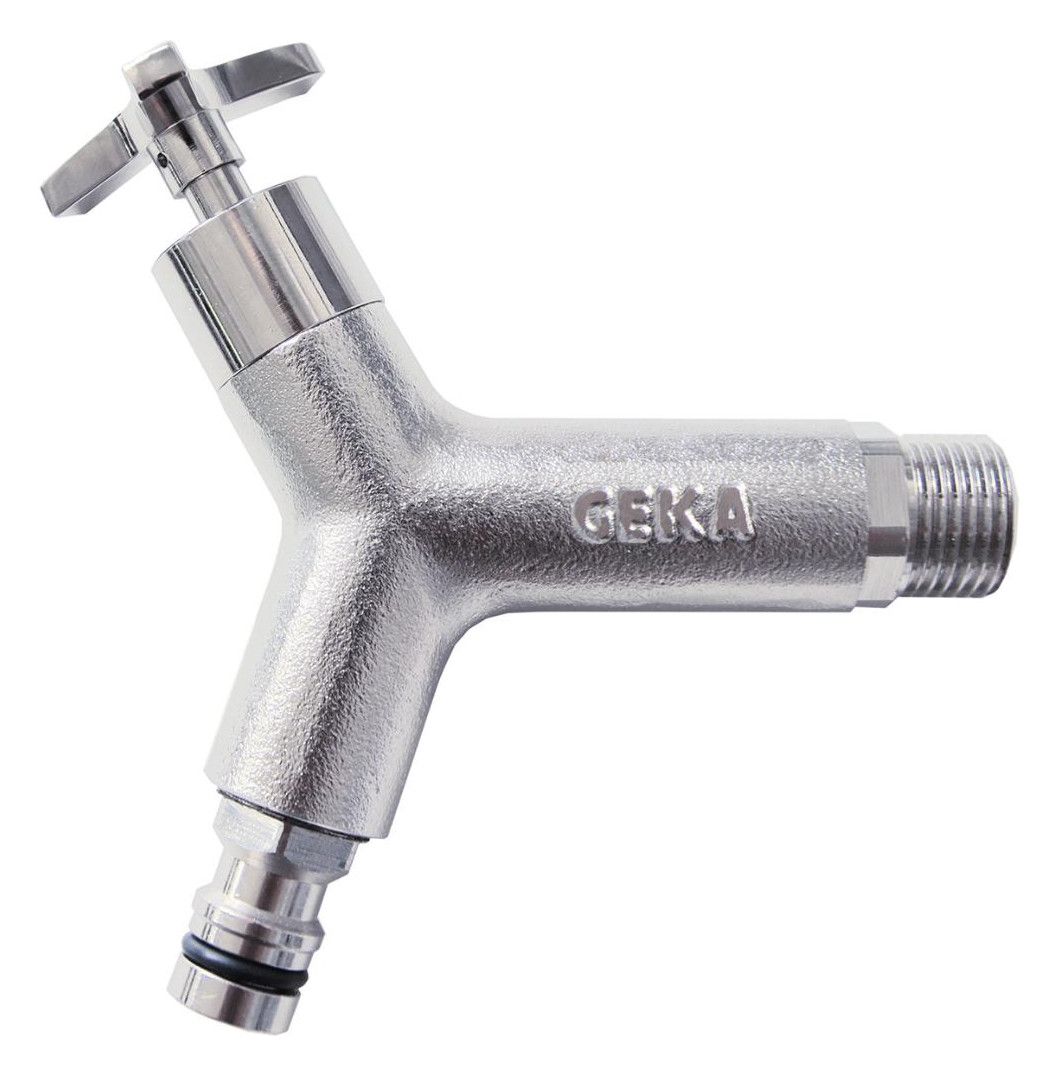 Bild GEKA plus-Design- Wasserhahn AG G 1/2"" MS Cr mit Stecker Karte-0