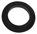 Bild Lippendichtung, Gummi,(2x) 32 x 50 x 1,5 -8mm für Siebkorbventil 114mm - KIRCHHOFF-0