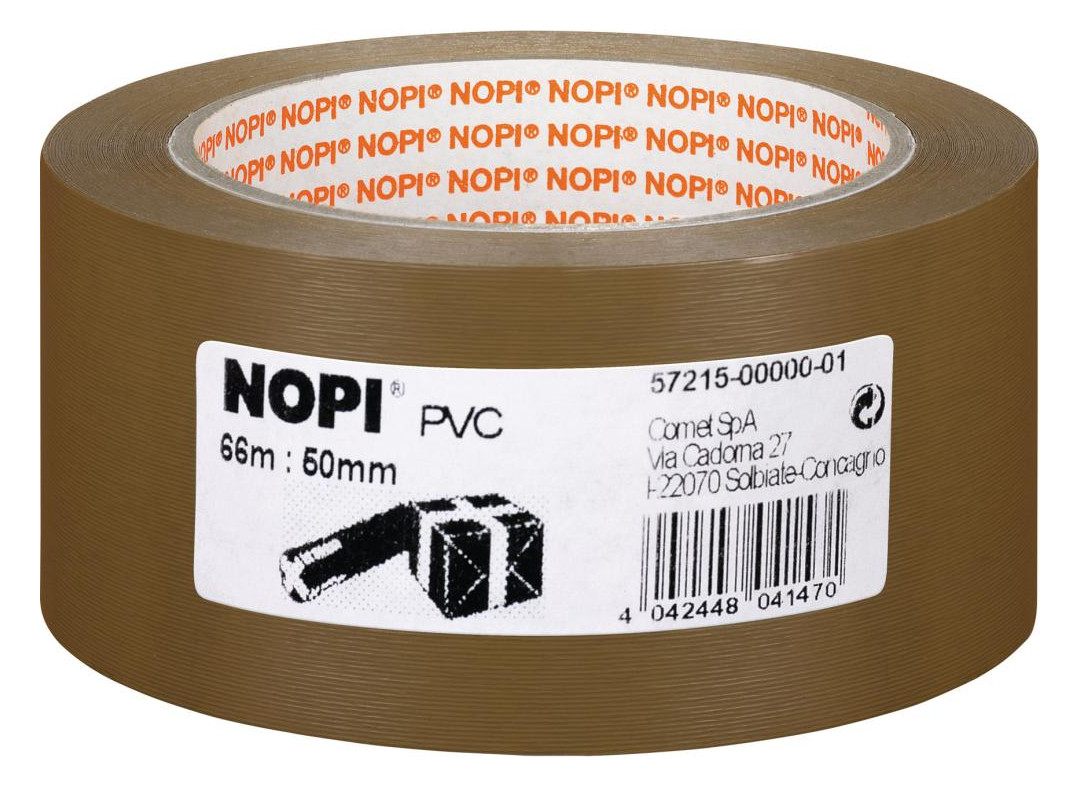 Bild Nopi-Packband Nr. 57215 66m:50mm braun-0