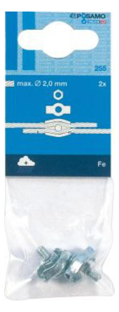 Bild Simplexklemmen (SB) galZn 2,0mmx15 M4 a 2Stk PÖSAMO-0