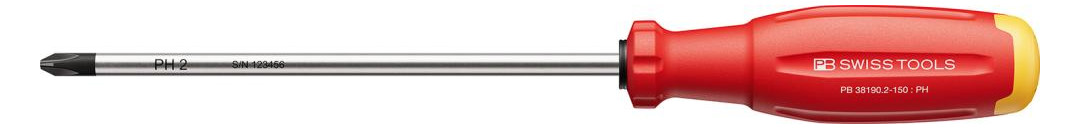 Bild Schraubendreher PH2x150mm SwissGrip EVO PB Swiss-0