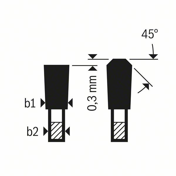 Bild Kreissägeblatt 305 x 30 x 3,2 mm 80 Mult i Material BOSCH-6