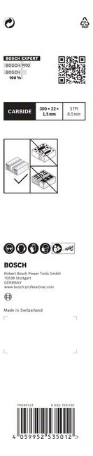 Bild Säbelsägeblatt EXPERT S 1241 HM Bosch VE à 3 Stück Aerated Concrete-3