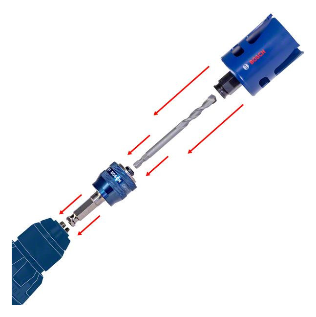 Bild Lochsäge EXPERT 83mm Bosch Carbide Const ruction Material EXPERT Bosch-11