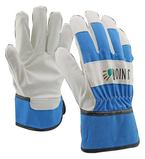 Bild Kinderhandschuh PU / Baumwolle blau 8-10 Jahre - OX-ON-1