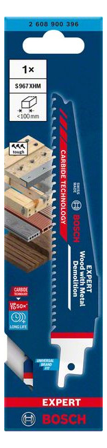 Bild Säbelsägeblatt EXPERT S 967 XHM Bosch VE à 1 Stück Wood withMetal Demolition-1
