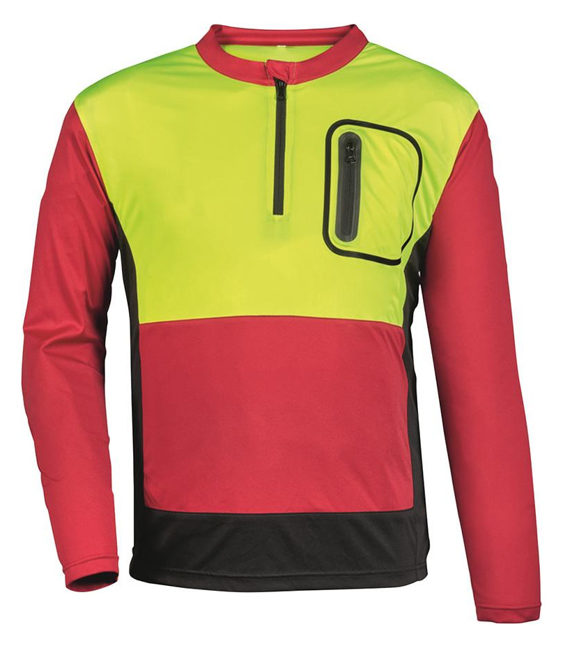 Bild Forst-Shirt Forest Jack Red,Gr.L,rot/ant Herr /gelb - WATEX-0