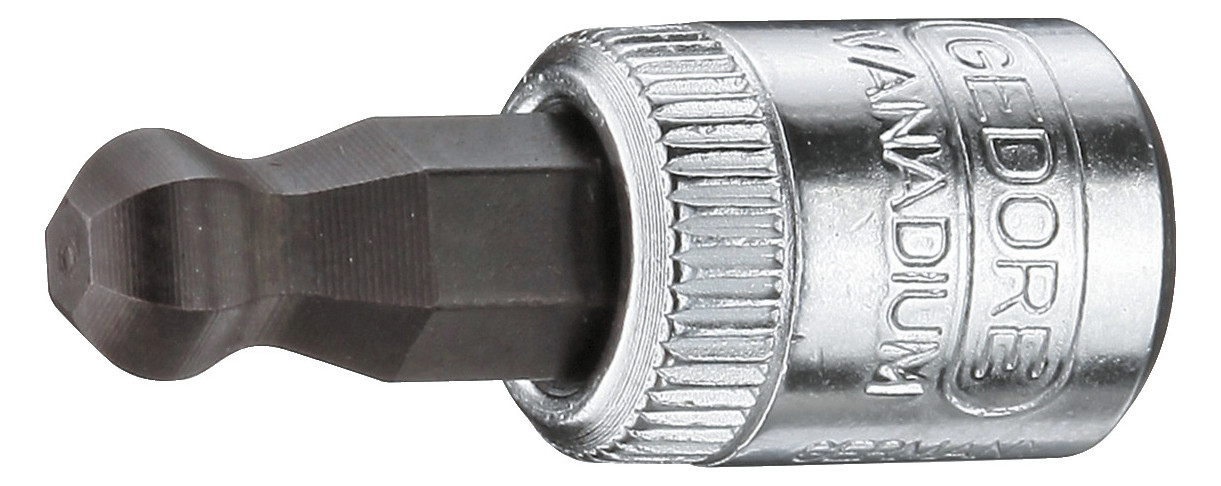 Bild Schraubendrehereinsatz 1/4"" Innensechsk ant mit Kugelkopf 5x28mm Gedore-0
