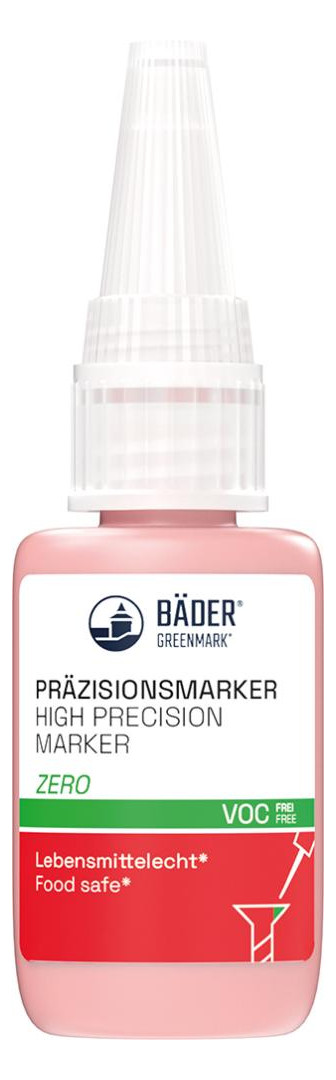 Bild Präzisions-Marker Zero 20ml Tropfflasche rot - Bäder-0