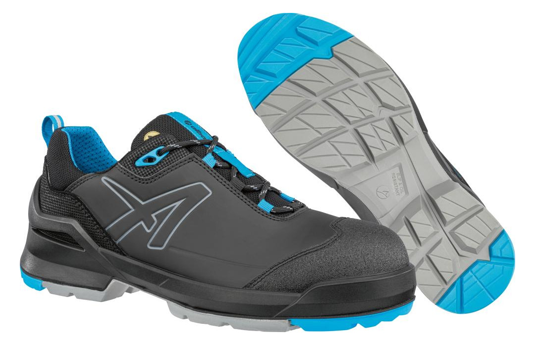 Bild Halbschuh TARAVAL BLACK/BLUE LOW, ESD FO SR S3L, Gr. 42 - albatros-0