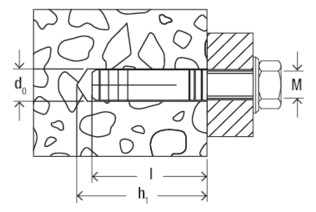 Messingdübel MS 10x32 - fischer - 5